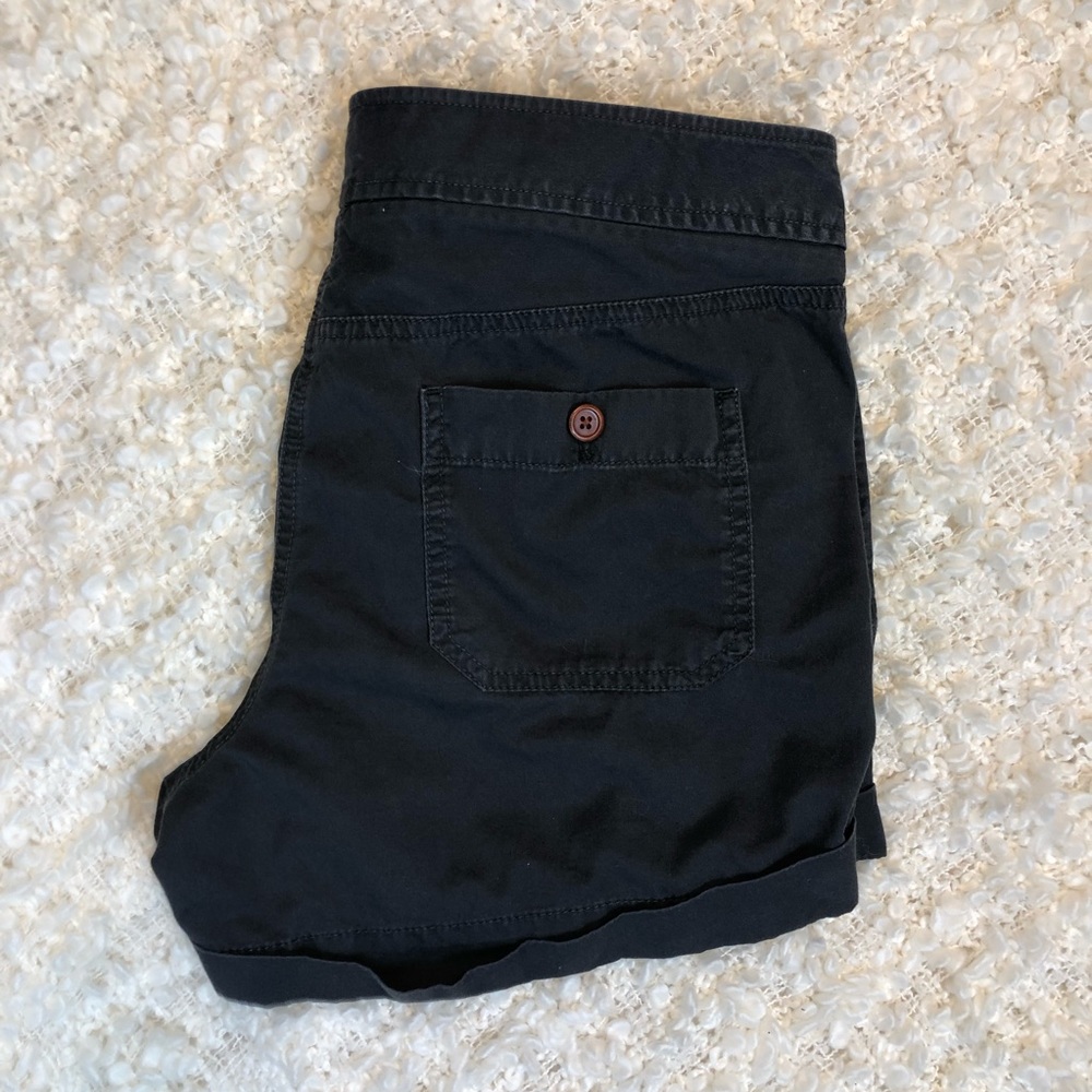 J. Crew Cotton Shorts Cuffed Sz 10 Gray